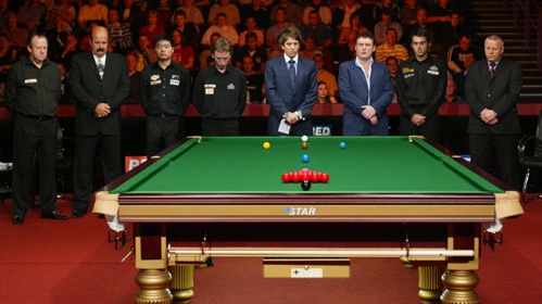 Gedenken an Paul Hunter bei der Premier League